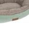 Show in main carousel: Carolina Pet Microfiber & Tipped Berber Comfy Cup Bolster Dog Bed with Removable Cover, Sage, Large slide 6 of 10