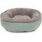 Show in main carousel: Carolina Pet Microfiber & Tipped Berber Comfy Cup Bolster Dog Bed with Removable Cover, Sage, Small slide 3 of 10