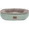 Show in main carousel: Carolina Pet Microfiber & Tipped Berber Comfy Cup Bolster Dog Bed with Removable Cover, Sage, Small slide 1 of 10
