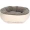 Show in main carousel: Carolina Pet Microfiber & Tipped Berber Comfy Cup Bolster Dog Bed with Removable Cover, Tan, Small slide 3 of 10