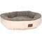 Show in main carousel: Carolina Pet Microfiber & Tipped Berber Comfy Cup Bolster Dog Bed with Removable Cover, Tan, Small slide 2 of 10