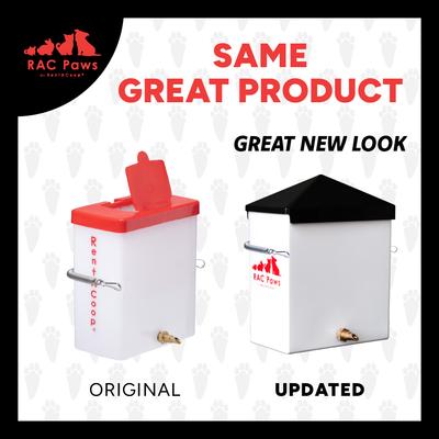 Show full view: RAC Paws by RentACoop Small Pet Brass Nipple Drinker, 64oz slide 6 of 8