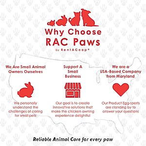RAC Paws by RentACoop Small Pet Brass Nipple Drinker, 32oz