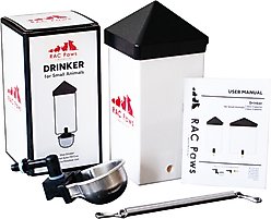 RAC Paws by RentACoop Small Pet Metal Cup Drinker, 32oz slide 2 of 7