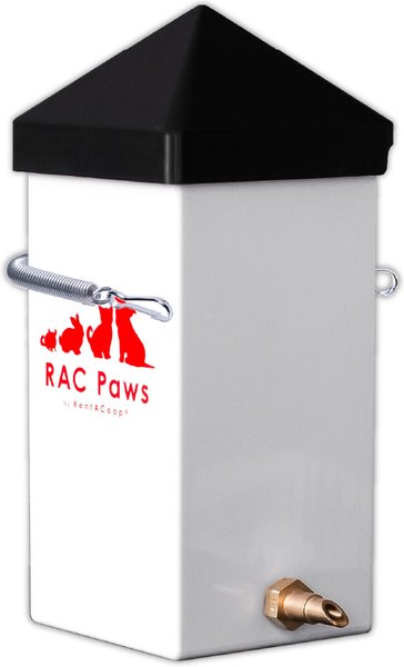 RAC Paws by RentACoop Small Pet Brass Nipple Drinker, 32oz
