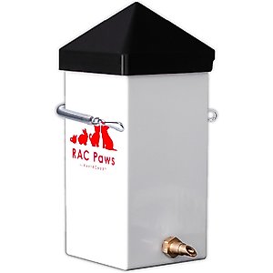 RAC Paws by RentACoop Small Pet Brass Nipple Drinker, 32oz