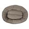 Show in main carousel: Carolina Pet Microfiber & Tipped Berber Comfy Cup Bolster Dog Bed with Removable Cover, Chocolate, Large slide 4 of 10