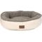 Show in main carousel: Carolina Pet Microfiber & Tipped Berber Comfy Cup Bolster Dog Bed with Removable Cover, Tan, Small slide 1 of 10