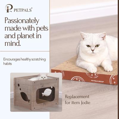Show full view: Petpals 12-in Corrugate Cat Scratchers, Brown, 4 count slide 4 of 6