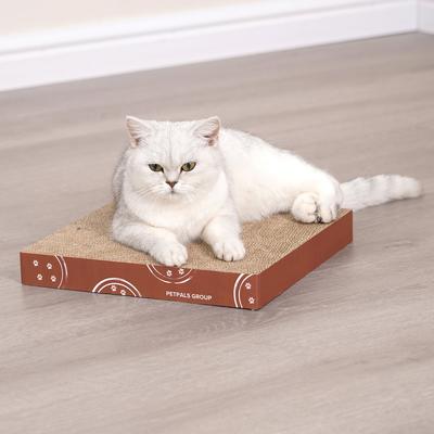 Show full view: Petpals 12-in Corrugate Cat Scratchers, Brown, 4 count slide 5 of 6