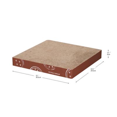 Show full view: Petpals 12-in Corrugate Cat Scratchers, Brown, 4 count slide 2 of 6