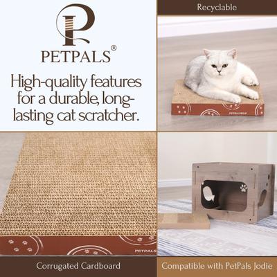 Show full view: Petpals 12-in Corrugate Cat Scratchers, Brown, 4 count slide 3 of 6
