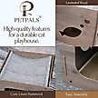 Show in main carousel: Petpals 14-in 2 in 1 Cat House with Scratching Pad, Brown slide 3 of 8