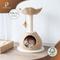 Show in main carousel: Petpals 28-in Handwoven Cat Tree with Base Condo & Top Nest Perch, Beige slide 8 of 9