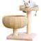 Show in main carousel: Petpals 16-in 2 Level Cat Nest Beds with Scratching Post, Beige slide 1 of 11