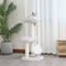 Show in main carousel: Petpals 37-in 3-Level Cat Tree Tower with Sisal Scratching Pad & Posts, Light Grey slide 3 of 6