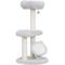 Show in main carousel: Petpals 37-in 3-Level Cat Tree Tower with Sisal Scratching Pad & Posts, Light Grey slide 1 of 6