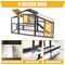 Show in main carousel: Petscosset 65-in Wooden Chicken Coop with Run, 1 to 2 Chicken Capacity, Black slide 4 of 10