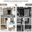 Show in main carousel: Petscosset Outdoor Dog House with Porch & Window, 40.6 x 34.8 x 38.8-in slide 5 of 7