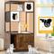 Show in main carousel: Petscosset 31.5-in Wooden Furniture Style Cat Litter Box Enclosure, Brown slide 8 of 10