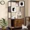 Show in main carousel: Petscosset 31.5-in Wooden Furniture Style Cat Litter Box Enclosure, Brown slide 1 of 10