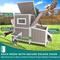 Show in main carousel: Petscosset 36-in Outdoor Two-Story Wooden Cat House with Extra Room, Gray slide 3 of 9