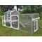Show in main carousel: Petscosset Wooden Chicken Coop with Wheels, Grey slide 1 of 10