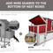 Show in main carousel: Petscosset Wooden Chicken Coop with Wheels, Red slide 6 of 10