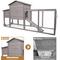 Show in main carousel: Petscosset Wooden Chicken Coop, Grey slide 5 of 10