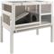 Show in main carousel: Petscosset Wooden Guinea Pig Cage with Tray, Small Animal Cage, Gray, 38-in slide 1 of 9