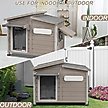 Show in main carousel: Petscosset Outdoor Weatherproof Wooden Dog House, 43.5 x 29.5 x 33.5-in slide 7 of 8
