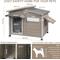 Show in main carousel: Petscosset Outdoor Weatherproof Wooden Dog House, 43.5 x 29.5 x 33.5-in slide 2 of 10