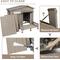 Show in main carousel: Petscosset Outdoor Dog House with Porch & Window, 40.6 x 34.8 x 38.8-in slide 4 of 11