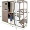 Show in main carousel: Petscosset 76-in Wooden Catio Outdoor Cat House, Gray slide 6 of 8