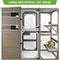 Show in main carousel: Petscosset 76-in Wooden Catio Outdoor Cat House, Gray slide 2 of 8