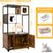 Show in main carousel: Petscosset 31.5-in Wooden Furniture Style Cat Litter Box Enclosure, Brown slide 3 of 10