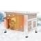 Show in main carousel: Petscosset 22-in Insulated Outdoor Wooden Cat House, Gray slide 1 of 11