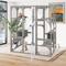 Show in main carousel: Petscosset 71-in Wooden Catio Outdoor Cat House, Gray slide 3 of 10