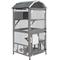 Show in main carousel: Petscosset 71-in Wooden Outdoor Catio Cat House, Gray slide 1 of 7