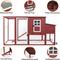 Show in main carousel: Petscosset 2-Story Wooden Chicken Coop, Red slide 3 of 7