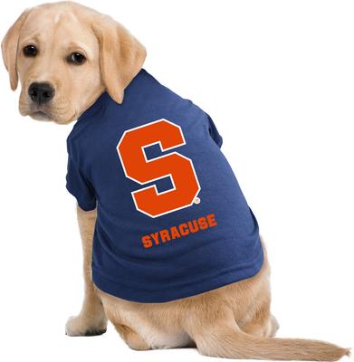 Show full view: Littlearth NCAA Dog & Cat Tee Shirt, Syracuse Orange, Medium slide 2 of 6