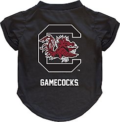 Littlearth NCAA Dog & Cat Tee Shirt, South Carolina Fighting Gamecocks, Small