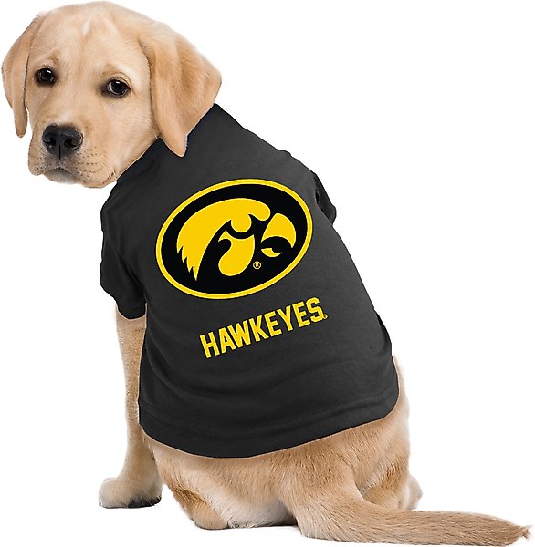 Show full view: Littlearth NCAA Dog & Cat Tee Shirt, Iowa Hawkeyes, Large slide 2 of 6