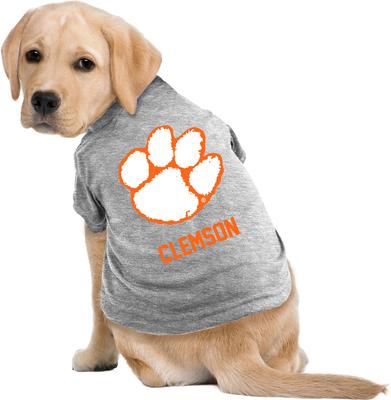 Show full view: Littlearth NCAA Dog & Cat Tee Shirt, Clemson Tigers, Medium slide 2 of 6