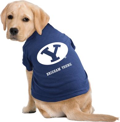 Show full view: Littlearth NCAA Dog & Cat Tee Shirt, BYU Cougars, X-Large slide 2 of 6