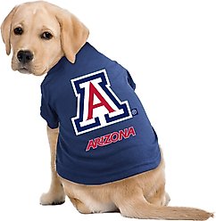 Littlearth NCAA Dog & Cat Tee Shirt, Arizona Wildcats, Medium slide 2 of 5