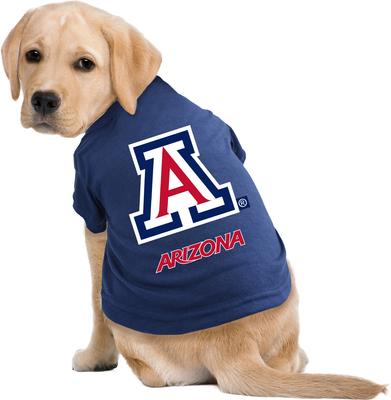 Show full view: Littlearth NCAA Dog & Cat Tee Shirt, Arizona Wildcats, X-Large slide 2 of 6