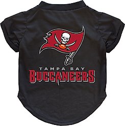 Littlearth NFL Dog & Cat Tee Shirt, Tampa Bay Buccaneers, X-Large