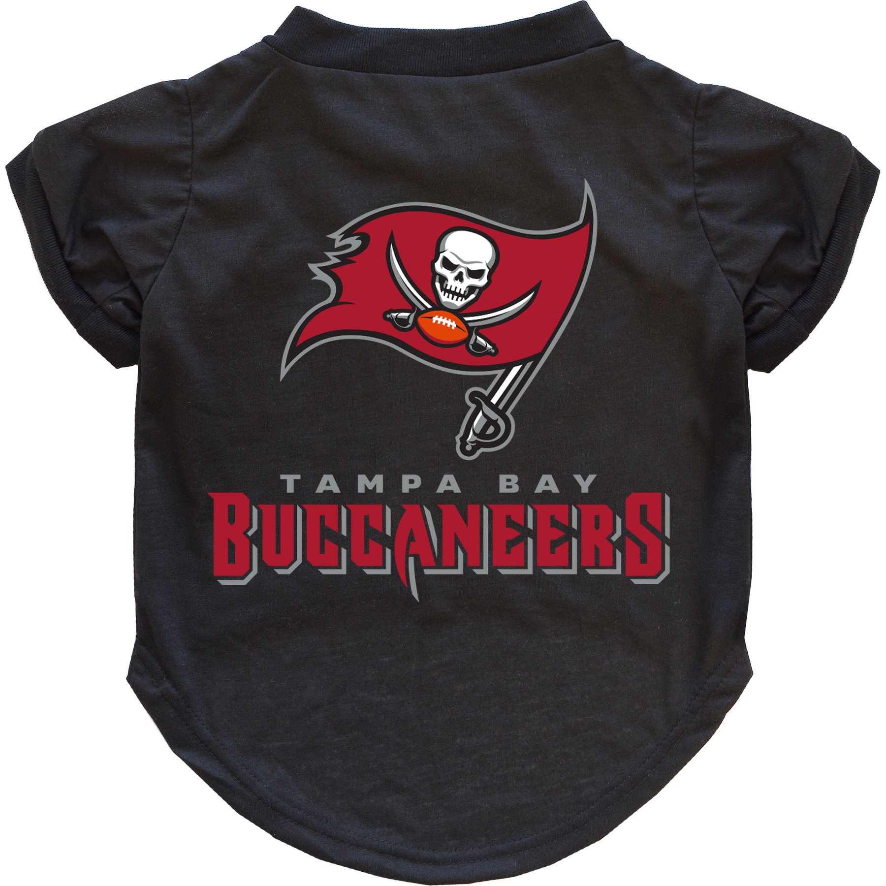 Littlearth NFL Dog & Cat Tee Shirt, Tampa Bay Buccaneers, Small