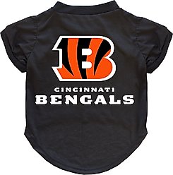Littlearth NFL Dog & Cat Tee Shirt, Cincinnati Bengals, Large